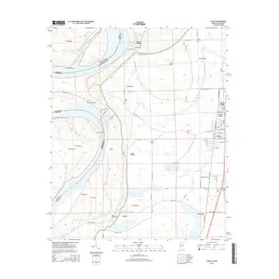 2015 Map of Tunica, 2015 Print