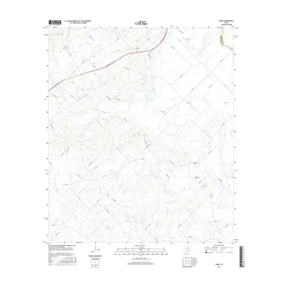2016 Map of Tunis, 2016 Print