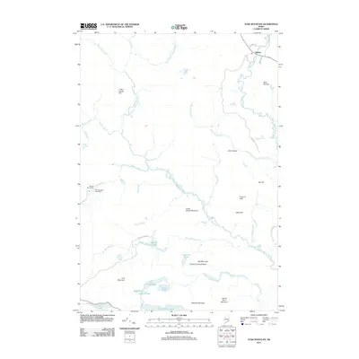 2011 Map of Tunk Mountain, 2011 Print