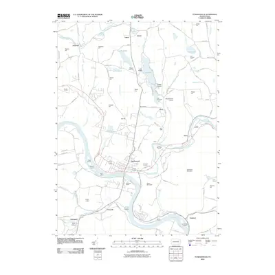 2010 Map of Tunkhannock, 2010 Print