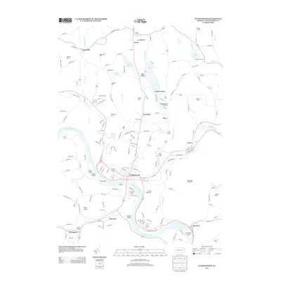 2013 Map of Tunkhannock, 2013 Print
