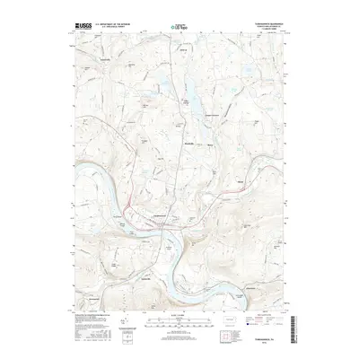 2016 Map of Tunkhannock, 2016 Print