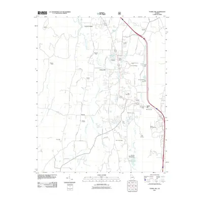 2011 Map of Tunnel Hill, 2011 Print