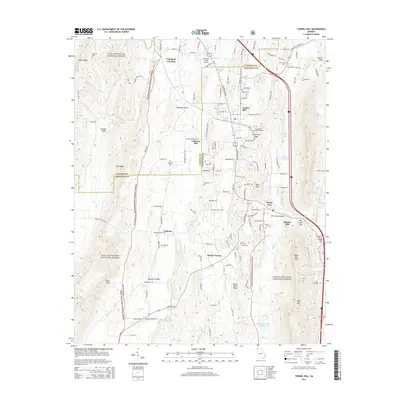 2014 Map of Tunnel Hill, 2014 Print
