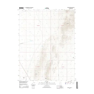 2014 Map of Tunnel Spring, 2014 Print