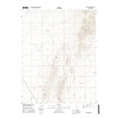 2017 Map of Tunnel Spring, 2017 Print