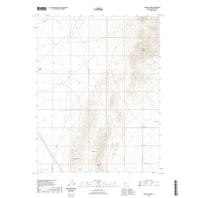 2020 Map of Tunnel Spring, 2020 Print