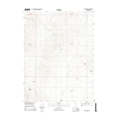 2014 Map of Tunnel Spring, 2014 Print
