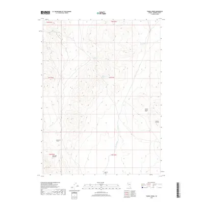 2018 Map of Tunnel Spring, 2018 Print
