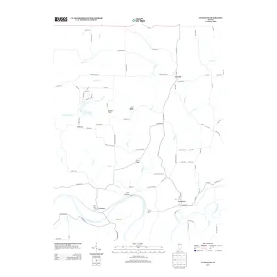 2013 Map of Tunnelton, 2013 Print