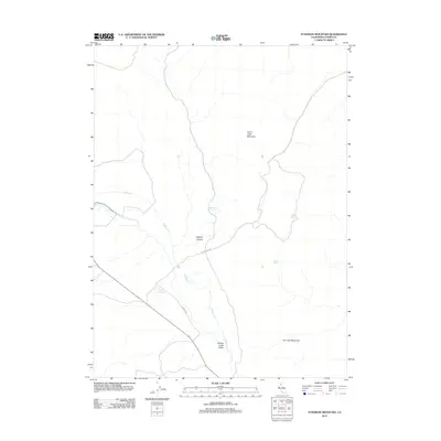 2012 Map of Tunnison Mountain, 2012 Print