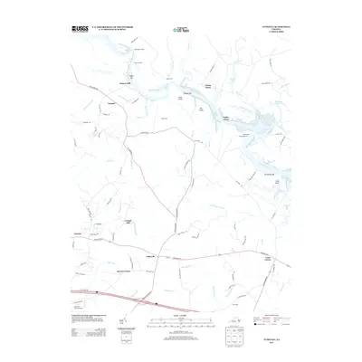2013 Map of Tunstall, 2013 Print