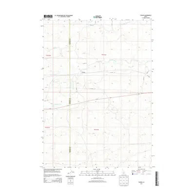 2013 Map of Tunupa, 2013 Print