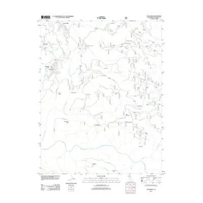2012 Map of Tuolumne, 2012 Print