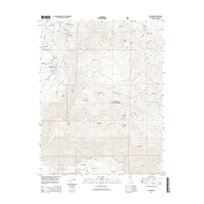 2015 Map of Tuolumne, 2015 Print