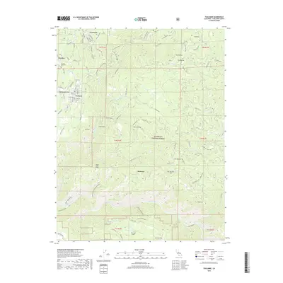 2018 Map of Tuolumne, 2018 Print