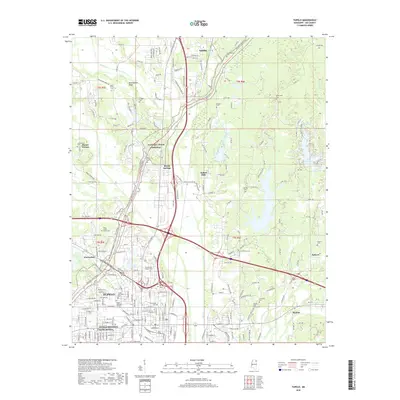 2018 Map of Tupelo, 2018 Print