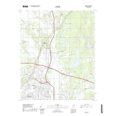 2021 Map of Tupelo, 2021 Print