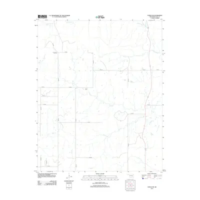 2012 Map of Tupelo NE, 2012 Print