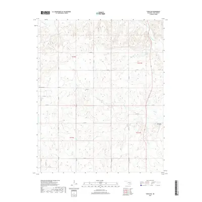 2018 Map of Tupelo NE, 2018 Print