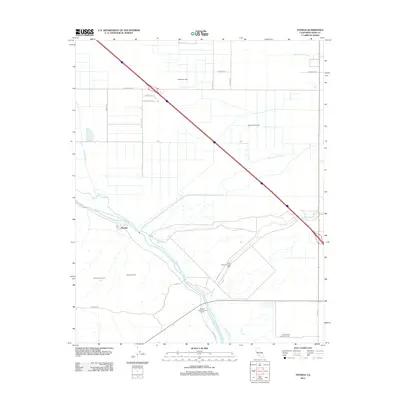 2012 Map of Tupman, 2012 Print