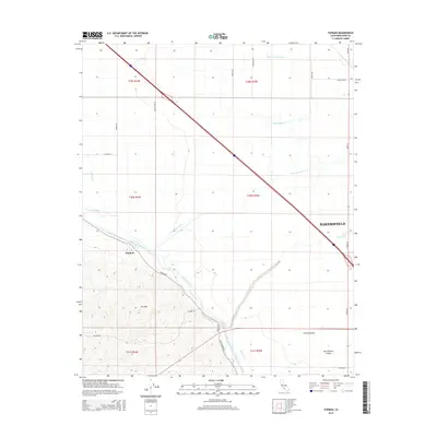 2015 Map of Tupman, 2015 Print