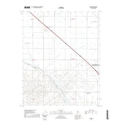 2018 Map of Tupman, 2018 Print