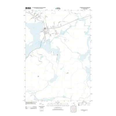 2013 Map of Tupper Lake, 2013 Print