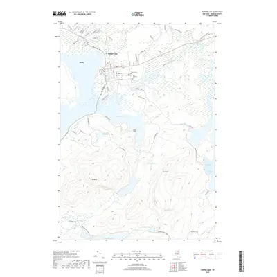2019 Map of Tupper Lake, 2019 Print