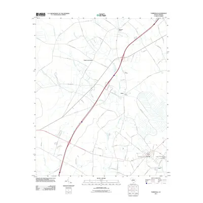 2011 Map of Turbeville, 2011 Print