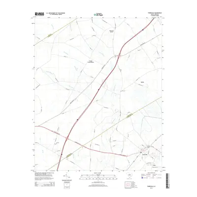 2014 Map of Turbeville, 2014 Print