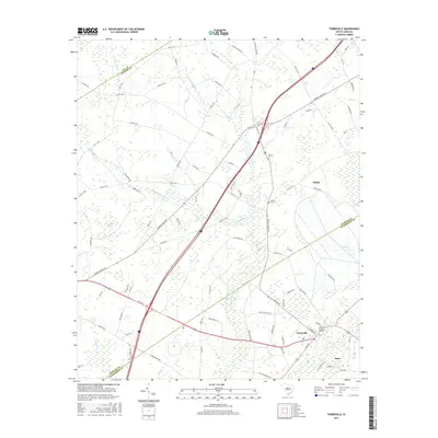 2017 Map of Turbeville, 2017 Print