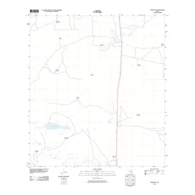 2010 Map of Turcotte, 2010 Print