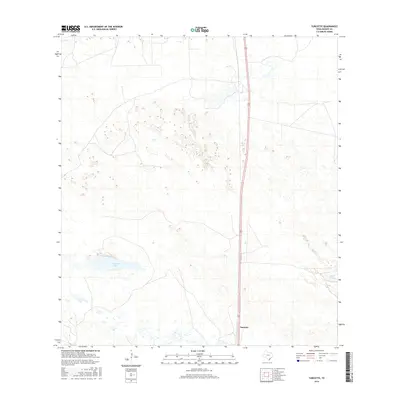 2016 Map of Turcotte, 2016 Print