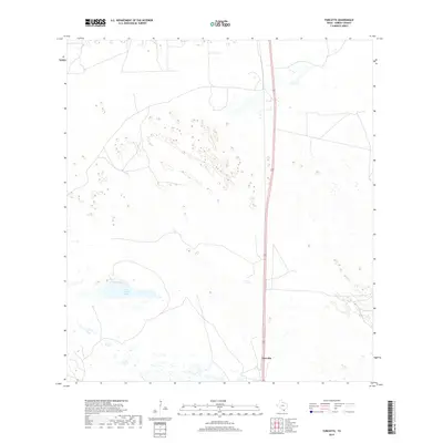 2019 Map of Turcotte, 2019 Print