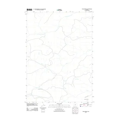2012 Map of Turk Springs, 2012 Print