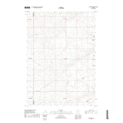 2017 Map of Turk Springs, 2017 Print