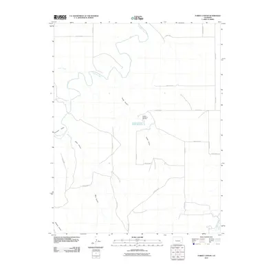 2010 Map of Turkey Canyon, 2010 Print