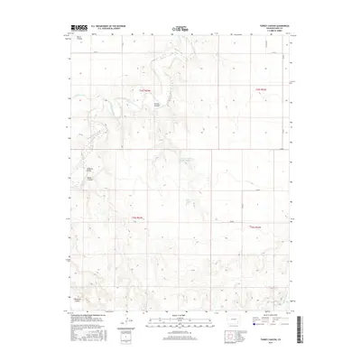 2016 Map of Turkey Canyon, 2016 Print