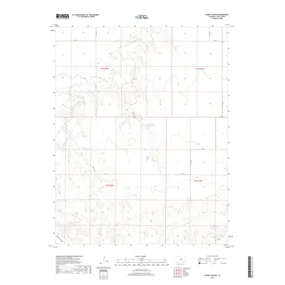 2019 Map of Turkey Canyon, 2019 Print