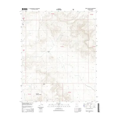2014 Map of Turkey Canyon NE, 2014 Print