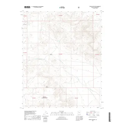 2018 Map of Turkey Canyon NE, 2018 Print