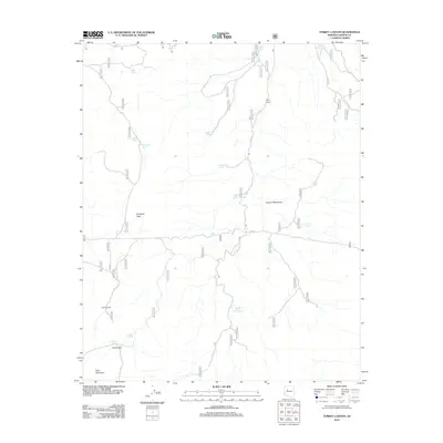 2012 Map of Turkey Canyon, 2012 Print