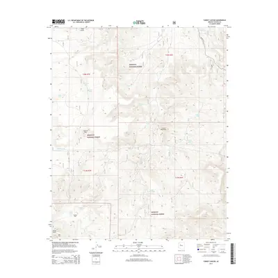 2014 Map of Turkey Canyon, 2014 Print