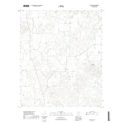 2019 Map of Turkey Creek, 2019 Print