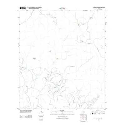 2013 Map of Turkey Knob, 2013 Print