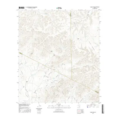 2016 Map of Turkey Knob, 2016 Print