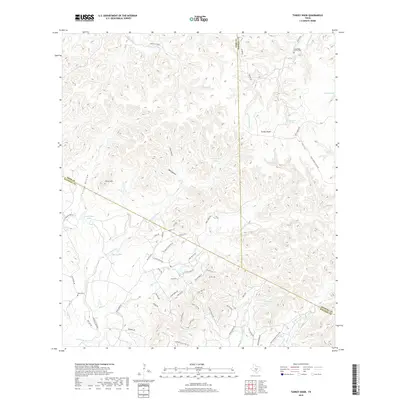 2019 Map of Turkey Knob, 2019 Print