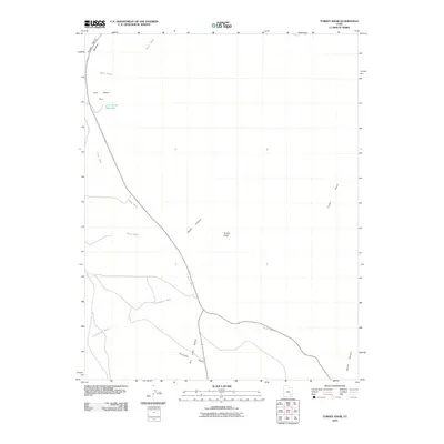 2010 Map of Turkey Knob, 2010 Print