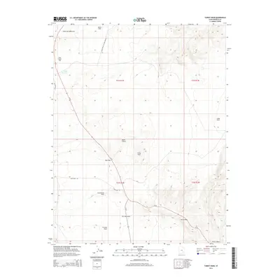 2014 Map of Turkey Knob, 2014 Print